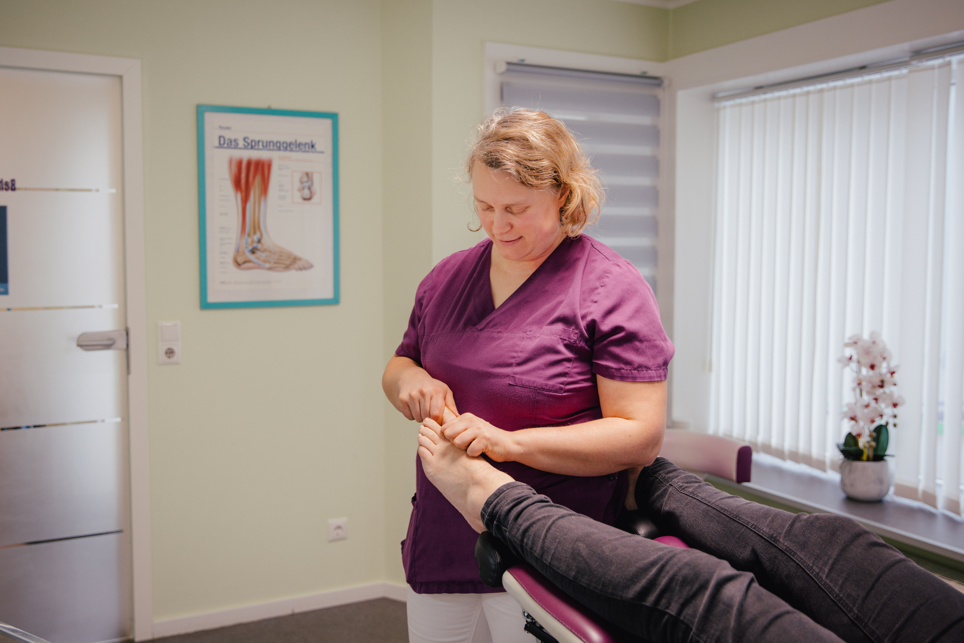 Podologische Behandlung im Therapiezentrum Schwarmstedt